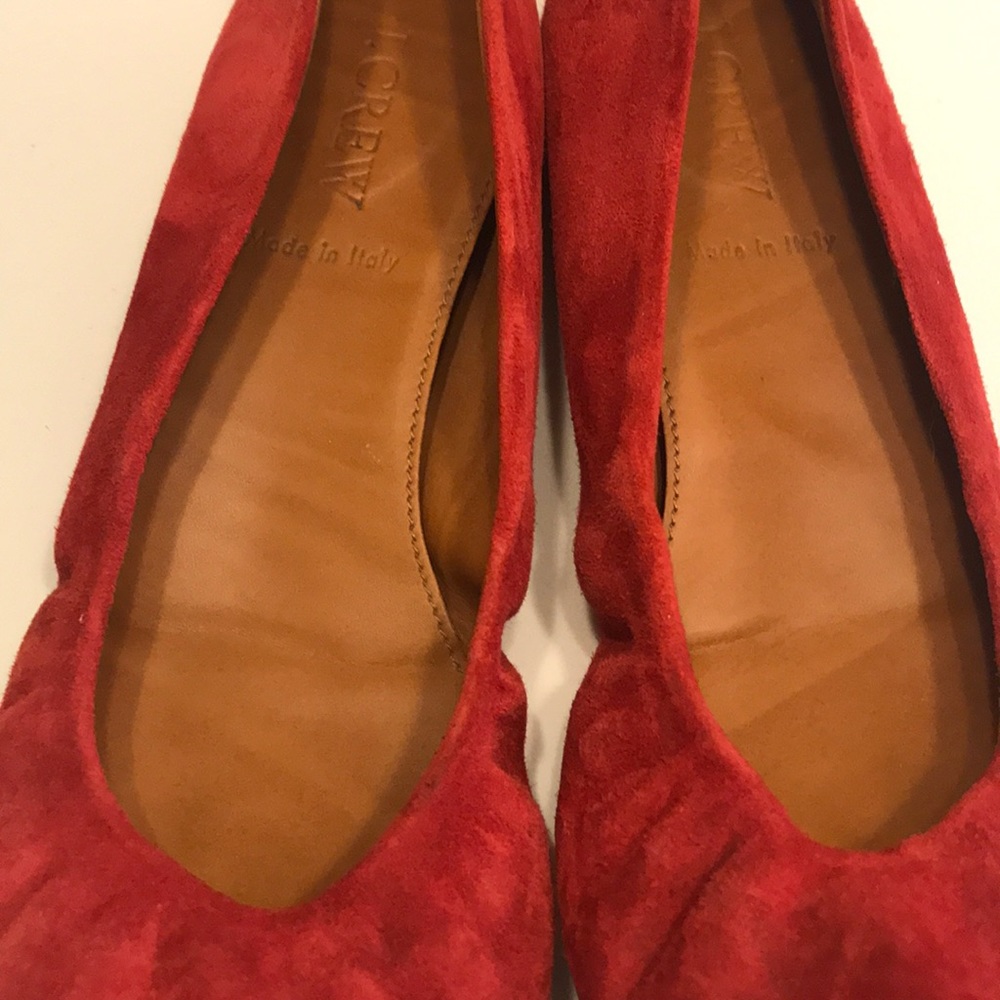 J Crew Suade Flats